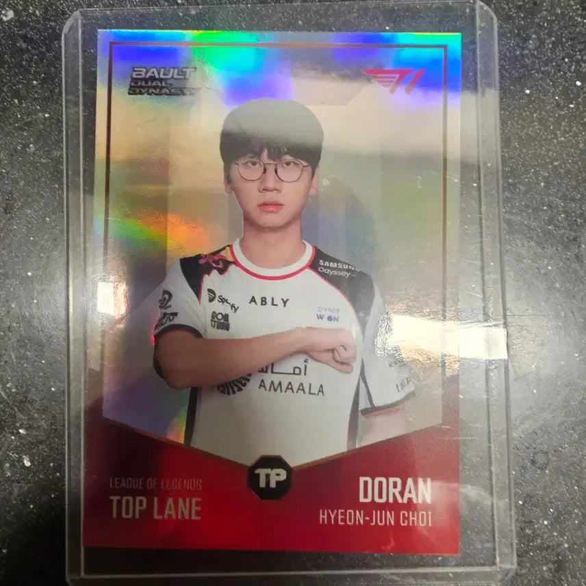 [BUNJANG] T1 Homeground Bault Doran Trading Card Rare / T1 홈그 Bault 트레이딩 카드 도란 레어