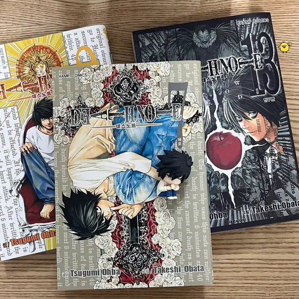 [BUNJANG] Death Note L Nemuraseta + Manga Set / 데스노트 엘 네무라세타이+만화책 set