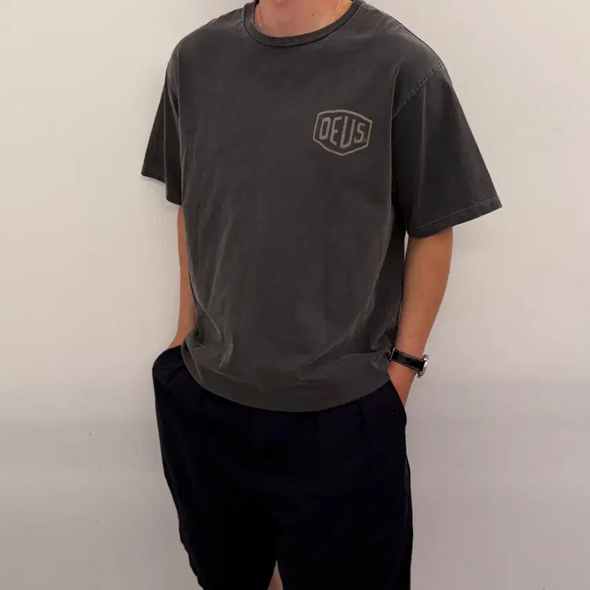 [BUNJANG] Deus Ex Machina Pigment T-Shirt XL / 데우스엑스마키나 피그먼트 반팔티