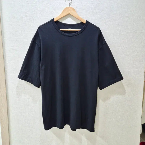[BUNJANG] Musinsa Oversized Fit Black T-Shirt 2XL / 무신사 오버핏 반팔티 블랙 2XL
