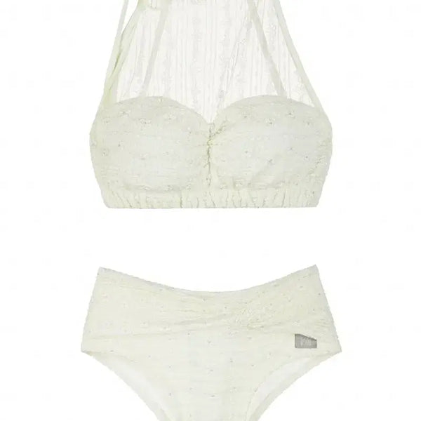 [BUNJANG] Sol Blanc Swan Blouse White S / 솔블랑 백조