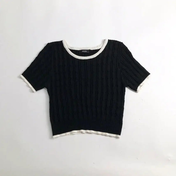 [BUNJANG] Abplus Short-Sleeve Knit / abplus 반팔 니트