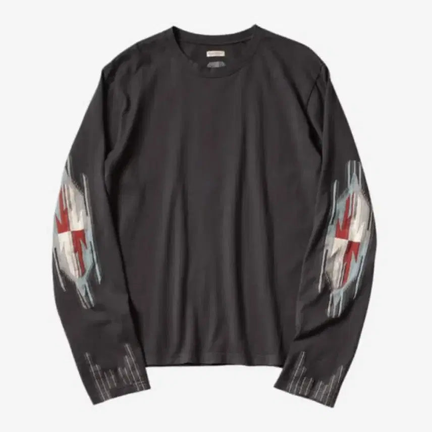 [BUNJANG] Kapital Ortega Black Long Sleeve T-Shirt / 캐피탈 오르테가 블랙 티셔츠