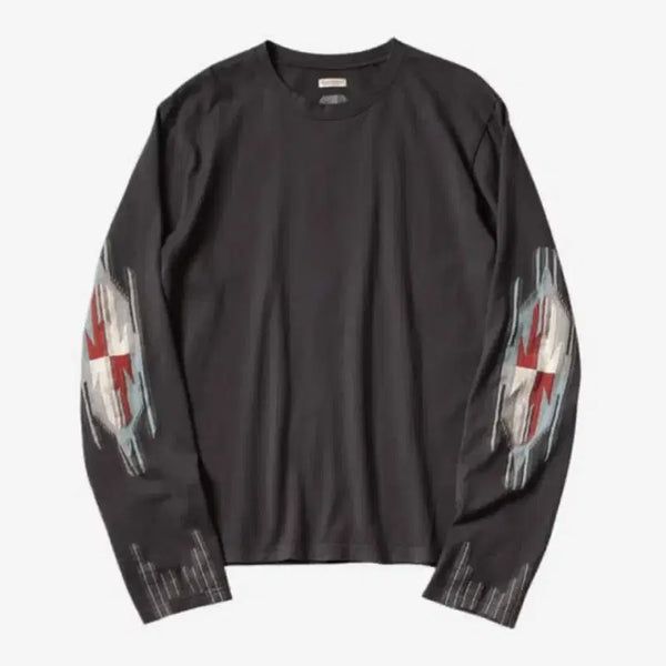 [BUNJANG] Kapital Ortega Black Long Sleeve T-Shirt / 캐피탈 오르테가 블랙 티셔츠