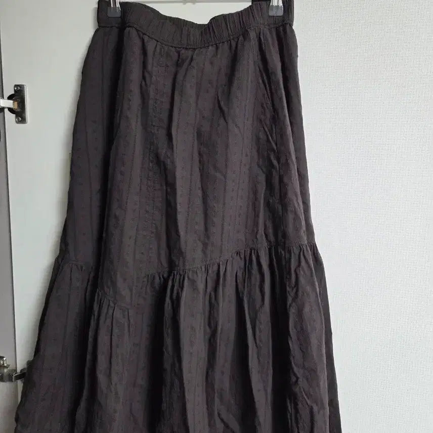 [BUNJANG] Fulham Brown Midi Skirt / 풀햄 브라운 미디 스커트