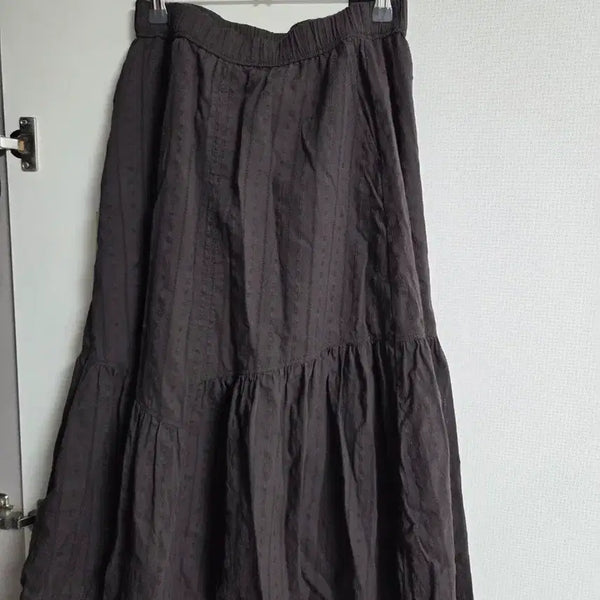 [BUNJANG] Fulham Brown Midi Skirt / 풀햄 브라운 미디 스커트