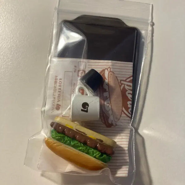 [BUNJANG] Lotteria Bulgogi Burger Gachapon Figure / 가챠 롯데리아 불고기 햄버거 피규어 리멘트