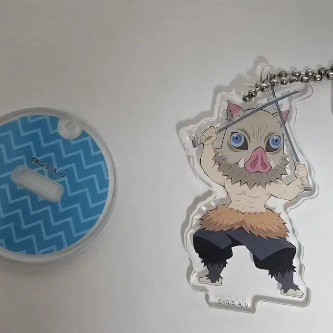 [BUNJANG] Demon Slayer Inosuke Acrylic Keychain / 귀멸의칼날 아크릴 키링 이노스케