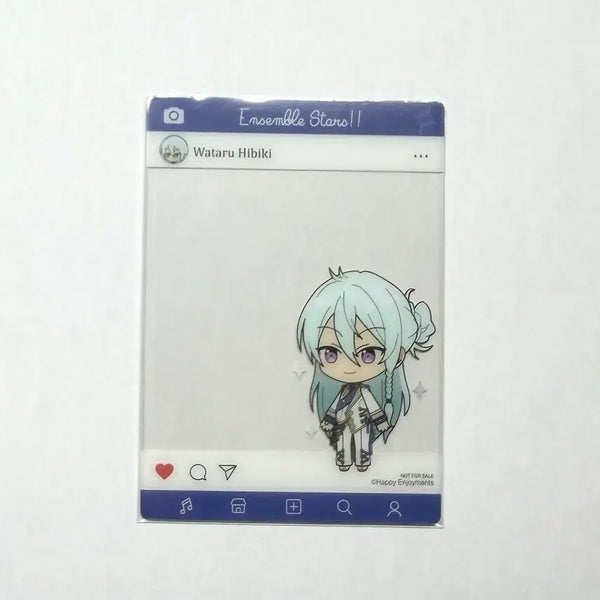 [BUNJANG] Ensemble Stars! Moban Pop-up Spotlight on Stage Special Clear Card Hibiki Wataru / 앙스타 모펀 팝업 스포트라이트 온 스테이지 테마 특전 포토카드 7만원 특전 클리어카드 투명 클카 히비키 와타루