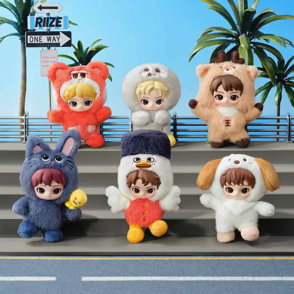 [BUNJANG] RIIZE Pop Mart Fluffy Keyring Woongie Sungchan / 라이즈 팝마트 콜라보 플러피 키링 우락밤 성찬