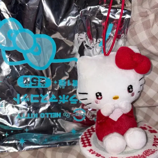 [BUNJANG] Sushiro Hello Kitty Collaboration Mascot Plush / (새상품) 스시로 헬로키티 콜라보 마스코트 인형