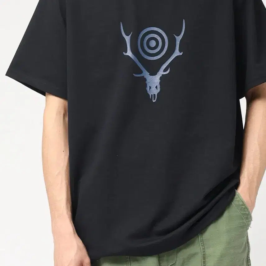 [BUNJANG] South2 West8 Graphic T-Shirt / 남이서팔 south2west8 반팔티 라지