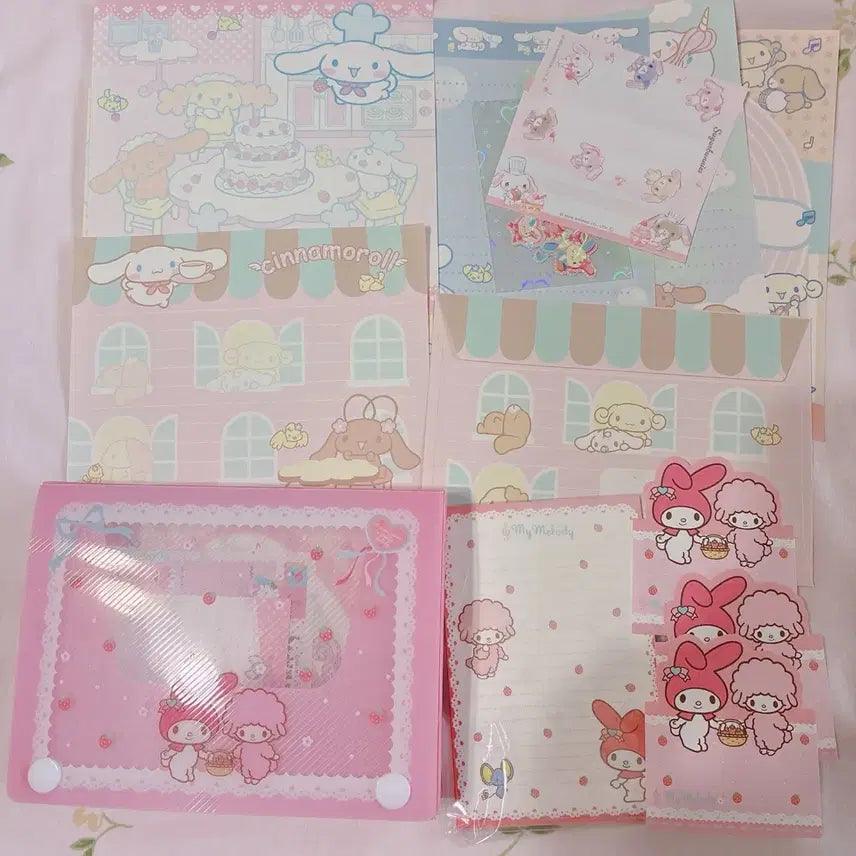 [BUNJANG] My Melody Storage Case Classic Sanrio Memo Cinnamon Mocha / 마이멜로디 수납 케이스 고전 산리오 메모 시나몬 모카