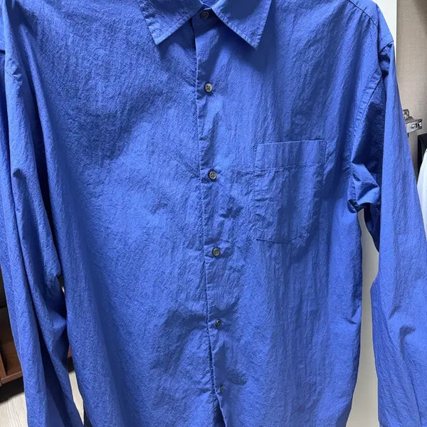[BUNJANG] Everyworn Summer CN Shirt Blue Size 2 / 에브리원 썸머 CN 셔츠 블루 2사이즈 everyworn