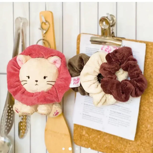[BUNJANG] Cat Plush Keychain Scrunchie / 스크런치(머리끈) 고양이 인형 키링(이번주까지 싸게 팔아요, 급처)