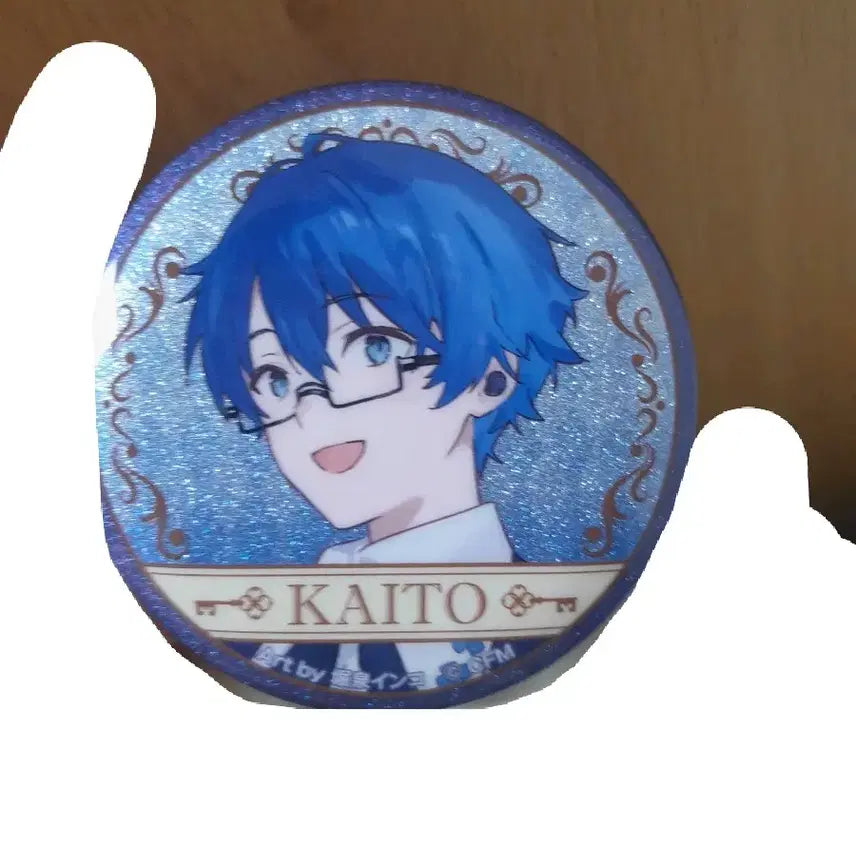 [BUNJANG] Vocaloid Kaito Kuji Pin Badge (F Prize) / 보컬로이드 카이토 쿠지 캔뱃지 f상 핀뱃지