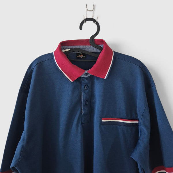 [BUNJANG] MARK Short Sleeve Collar T-shirt / [110]MARK 등산 반팔카라티