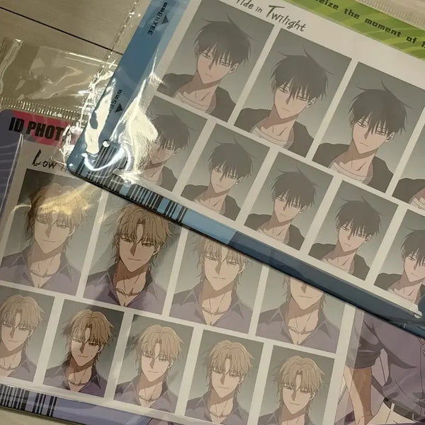 [BUNJANG] Mulgaeui Bam Yeo Tae Joo Kim Eui Hyun Anime Plus Pop-up Studio Photocard Bundle Set / 물가의 밤 여태주 김의현 애니플러스 팝업 증명사진 일괄