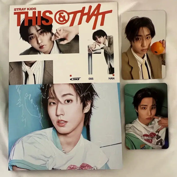 [BUNJANG] Stray Kids Han This&That Album Photocard Bundle Set / 스트레이키즈 한 세트This&That 디스앤댓 앨범 &ver 예판포카