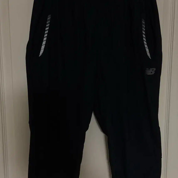 [BUNJANG] New Balance Training 7-Minute Pants Black M / 뉴발란스 트레이닝 7부 바지 M 블랙
