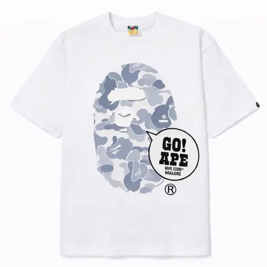 [BUNJANG] BAPE Harajuku Short Sleeve T-Shirt - M / 베이프 하라주쿠 반팔티 M