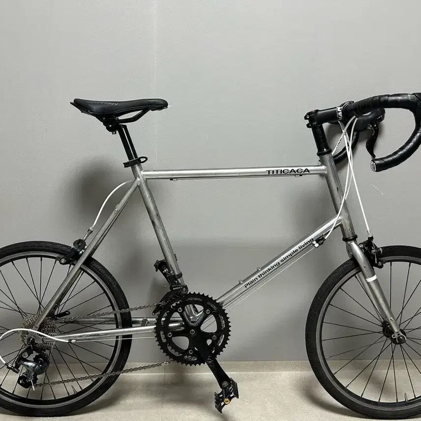[BUNJANG] Titicaca Silver Mini Velo Folding Bicycle / 비접이식 티티카카 실버 미니벨로 팝니다