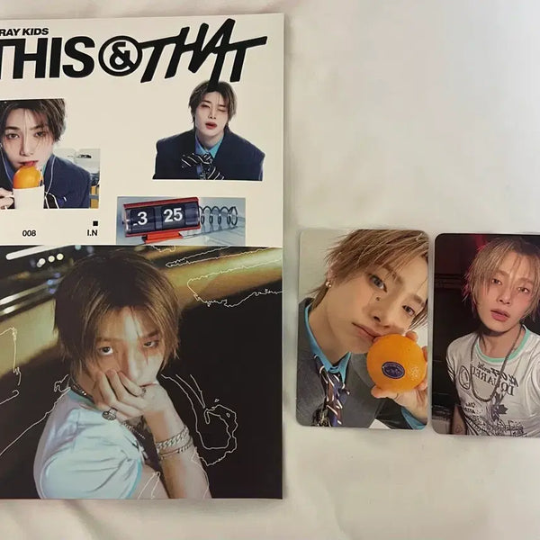 [BUNJANG] Stray Kids THIS&THAT Album I.N Pre-order Photocard / 스트레이키즈 THIS&THAT 개인버전 앨범 I.N 예판 포토카드