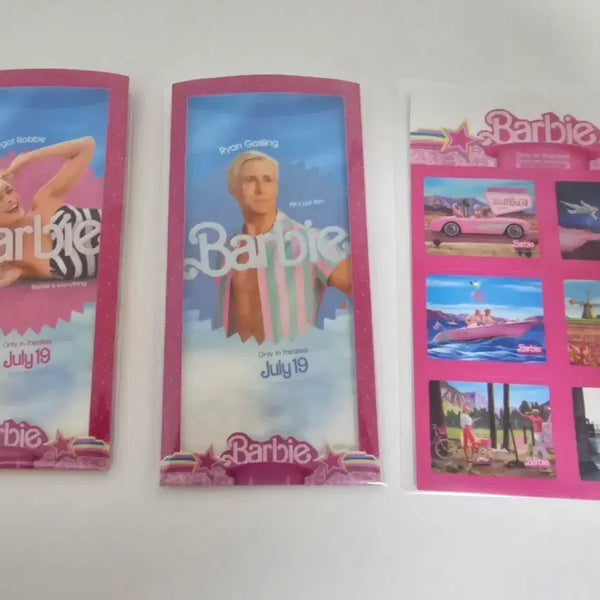 [BUNJANG] Barbie CinéQ Special Ticket with Sticker Set / 바비 씨네큐 스페셜티켓