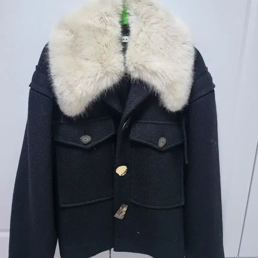 [BUNJANG] Regina Pearl Black Wool Jacket S / 레지나표 검정 울자켓 s
