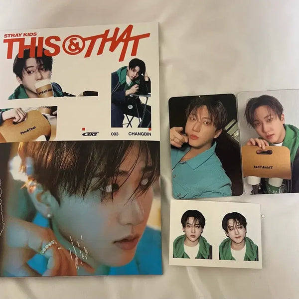 [BUNJANG] Stray Kids Changbin THIS & THAT Album Photocard / 스트레이키즈 창빈 THIS & THAT 개인앨범 예판 포토카드