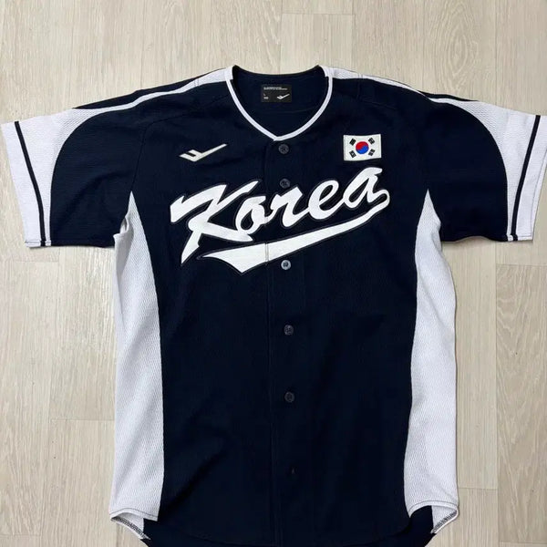 [BUNJANG] Baseball National Team Pro-Specs Team Korea Uniform No-Marking Size 100 / 야구 국가대표 프로스펙스 팀코리아 유니폼 노마킹 100사이즈