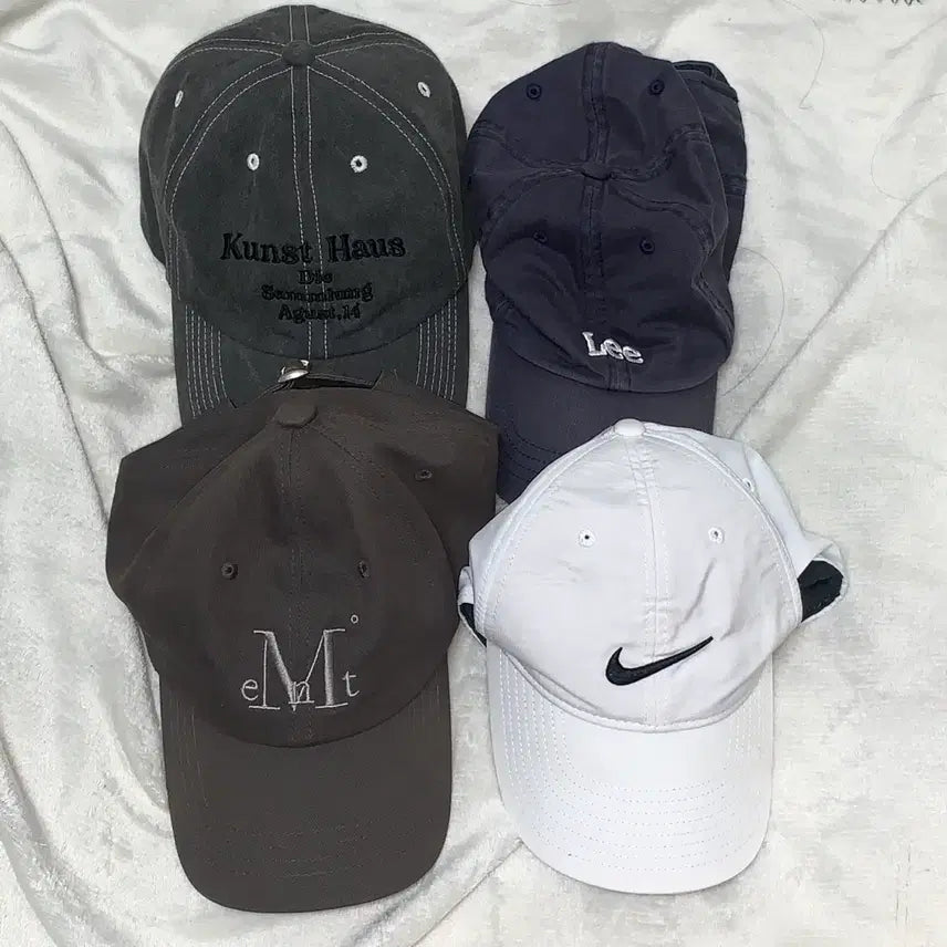 [BUNJANG] Ball Cap 4-Piece Set / (택포)볼캡 4종 세트