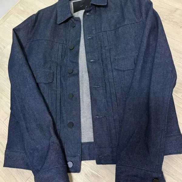 [BUNJANG] Denim Jacket Navy / 데님 자켓 네이비