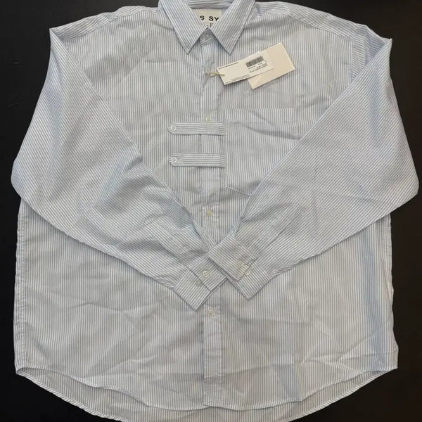 [BUNJANG] SSY Blue Stripe Shirt / SSY 셔츠 블루 스트라이프 셔츠