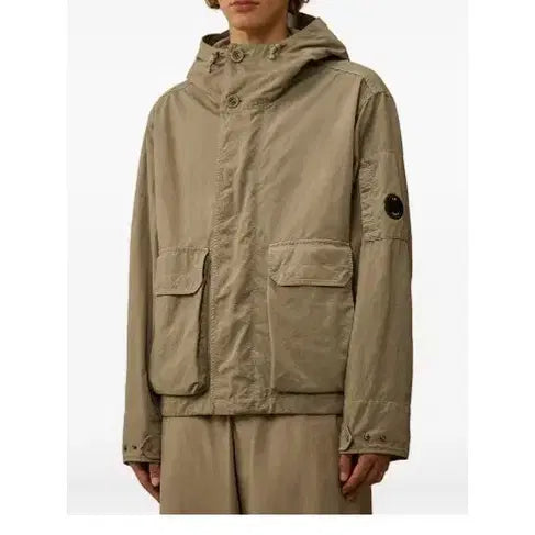 [BUNJANG] CP Company Khaki Hooded Windbreaker Jacket 2XL / Cp컴퍼니 바람막이 후드 2XL