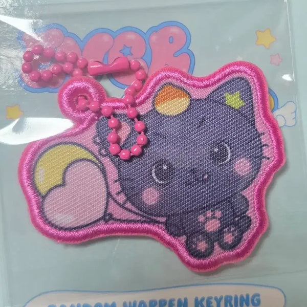 [BUNJANG] NCT WISH Rico Kuri Wappen Keyring / 엔시티위시 에버랜드 리쿠 쿠리 와펜 키링