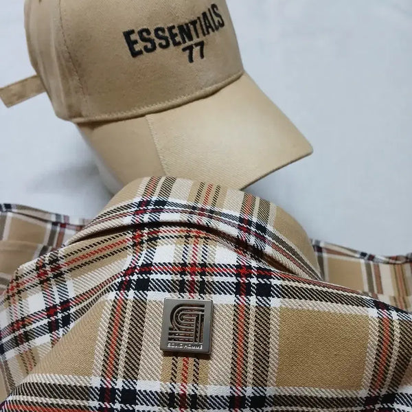 [BUNJANG] Solid Homme Check Jacket Shirt / 빳빳한 솔리드옴므 SOLIDHOMME 체크 자켓 셔츠 남방