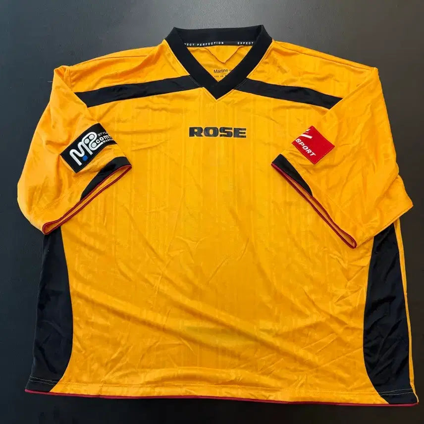 [BUNJANG] Martine Rose Printed Football Top Yellow / 마틴 로즈 프린티드 풋볼 탑 옐로우