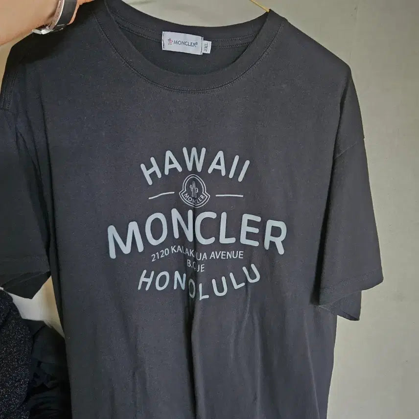 [BUNJANG] Moncler T-Shirt Black 2XL / 몽클레어 반팔티셔츠 블랙 2XL
