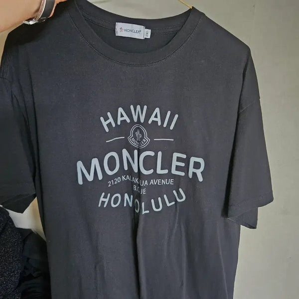 [BUNJANG] Moncler T-Shirt Black 2XL / 몽클레어 반팔티셔츠 블랙 2XL