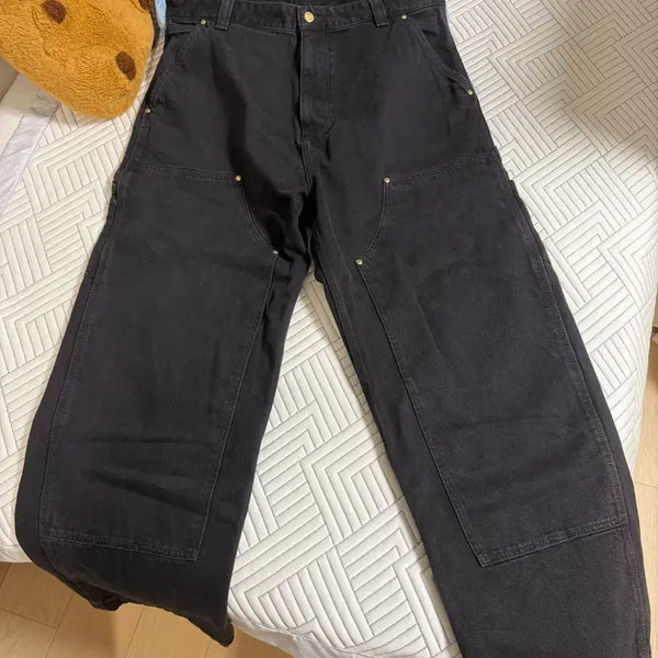 [BUNJANG] Carhartt WIP Nash Double Knee Pants Black L / 칼하트윕 내쉬 더블니 블랙 L