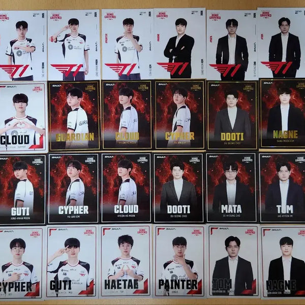 [BUNJANG] T1 Esports Team Coach/Manager T1 Homeground Bault Trading Card 30-Card Bundle Set / T1 2군 감독 코치 T1 홈그라운드 카드 bault trading card 30장 일괄