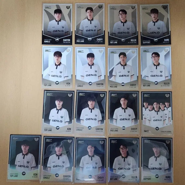 [BUNJANG] Gen.G T1 HomeGround Card Bundle Set Trading Cards (17 pcs) / 젠지 genG T1 홈그라운드 카드 bault trading card 17장 일괄