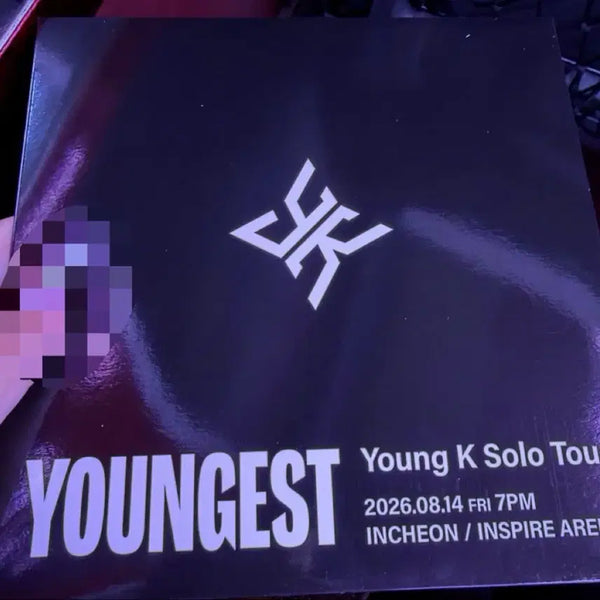 [BUNJANG] Young K Youngest Solo Concert First Day Entry Photocard / 영케이 영기스트 입장포카