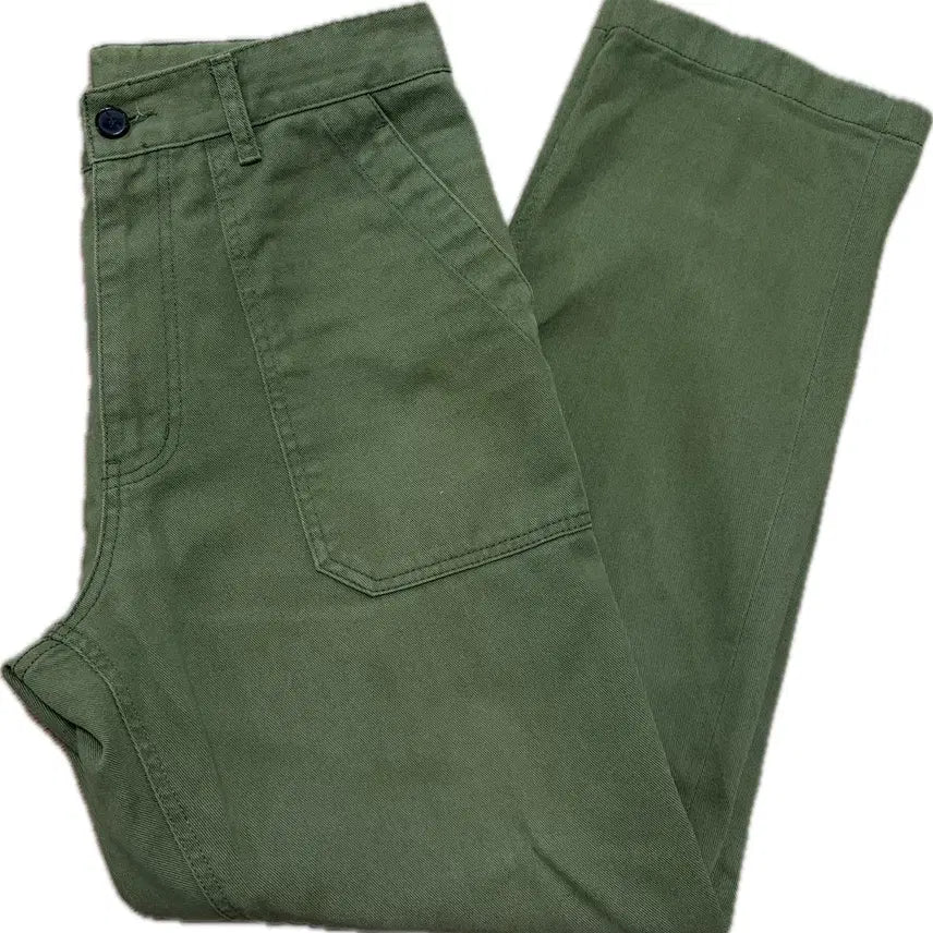 [BUNJANG] Uniform Bridge Cotton Fatigue Pants Green (M) / 유니폼브릿지 퍼티그 팬츠 M