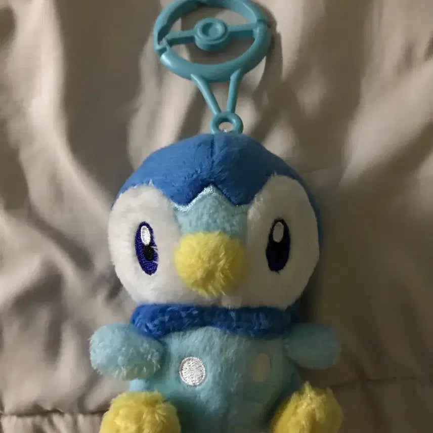 [BUNJANG] Pokemon Center Piplup Carabiner Plush / 포켓몬센터 카라비너 팽도리 판매