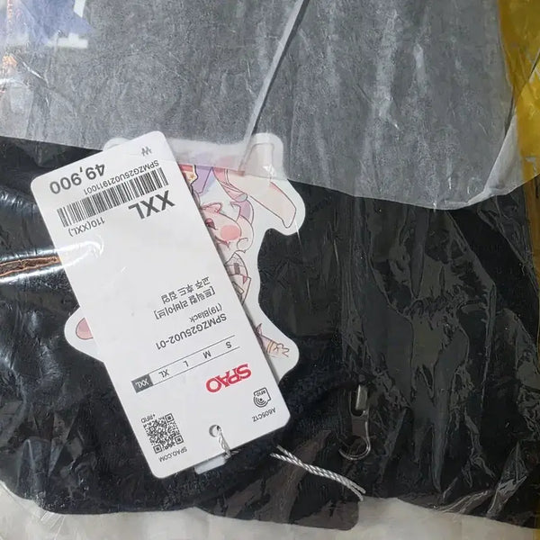 [BUNJANG] SPAO Trickal Revive Gyojo Hooded Zip-up Black XXL / 스파오 트릭컬 리바이브 교주 후드 집업 블랙 XXL