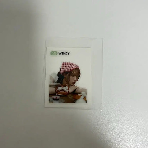 [BUNJANG] Red Velvet 2026 Season's Greetings Wendy Sticker / 레드벨벳 2026 시즌그리팅 시그 웬디 띠부씰