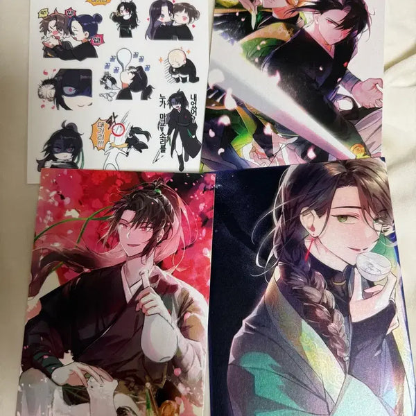 [BUNJANG] Hwasan Gwihan Sticker & Postcard Set / 화산귀환 화귀 스티커 엽서