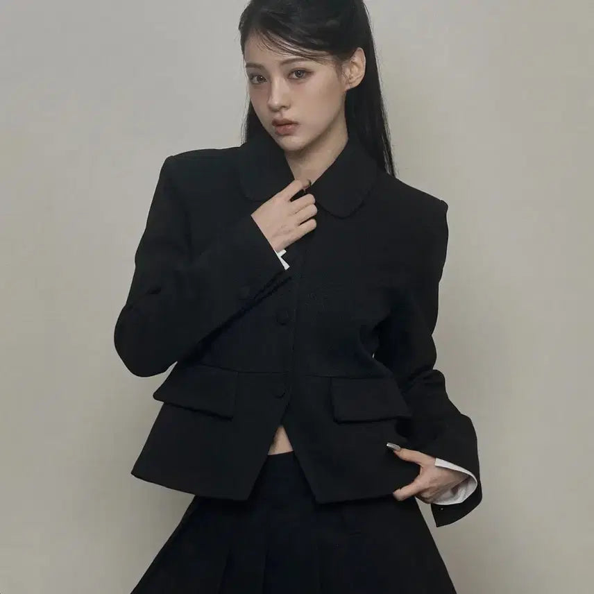 [BUNJANG] Khaki Point Tailored Jacket / 카키포인트 Tailored Jacket
